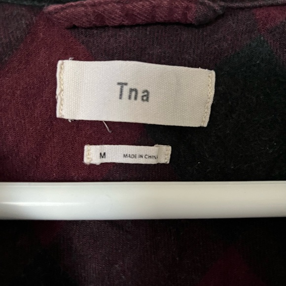 TNA plaid flannel - Picture 3 of 3